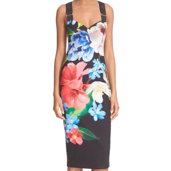 Ted Baker Dresses & Skirts - TED BAKER LONDON Alexie Floral Print Midi Dress